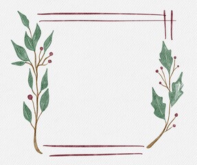 watercolor leaves jpg, leaf, flowers, watercolor, drawing, illustration, foliage, botanical, wreath