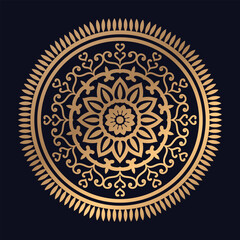 Colorful mandala design illustrations background vector template