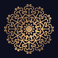 Elegant mandala design illustrations background vector template