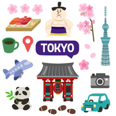 東京のアイコン　線無し