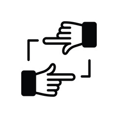 focus icon design with white background stock illustration