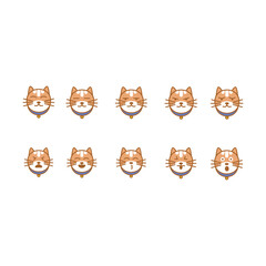 collection emoticon design vector premium 
