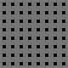 weaving seamless geometric pattern design