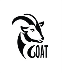 goat animal icon image design. sacrificial animal logo template