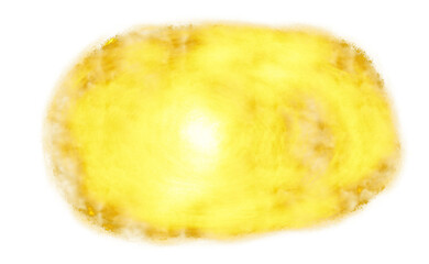 Abstract brush strokes with gold paint