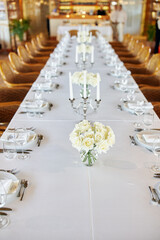 wedding table setting