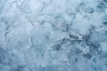 Ice Transparent  Crystals Winter Abstract Texture Background Surface Generative AI