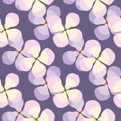 Colourful Abstract Floral Seamless Pattern Design