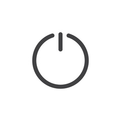 on off button vector icon