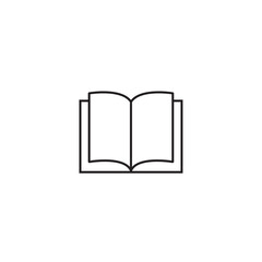 Book line icon, logo vector