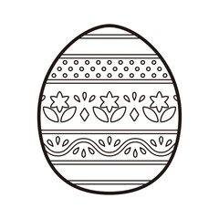 イースターエッグ ぬりえ