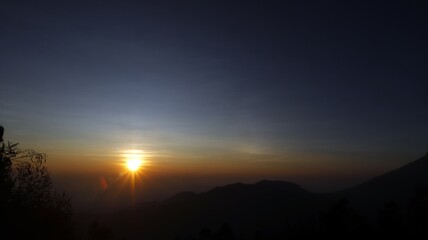 Sunrise at Si Kunir, Dieng, Central Java, Indonesia