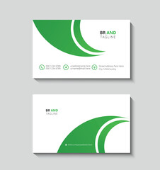 Fototapeta premium modern and clean professional business card template