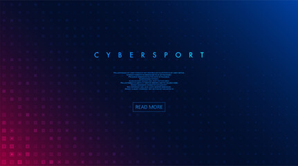 Abstract cybersport visualization.
