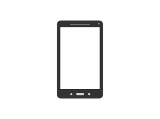 phone simple clip art vector illustration. eps 10.	