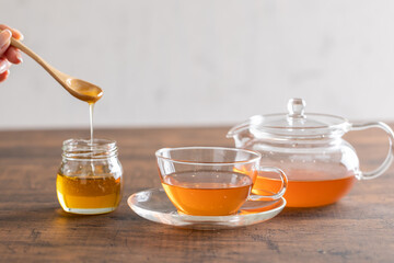 ハチミツ紅茶　honey tea