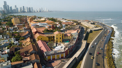 Obraz premium Cartagena under Construction