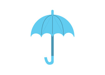 青い傘のアイコン
