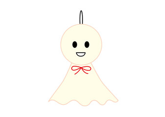 笑顔のてるてる坊主