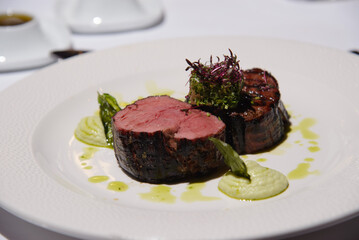 beef steak with vegetables
