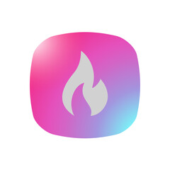 Flame - Pictogram (icon) 