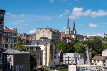 Obraz premium view of the city of Pau, France