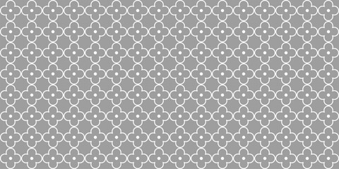 quatrefoil seamless pattern. medieval texture in church. geometric moroccan background. abstract arabic pattern. Vector wallpaper