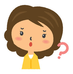 上半身　人物　イラスト　喜怒哀楽