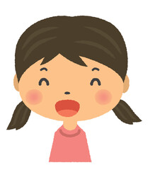 上半身　人物　イラスト　喜怒哀楽