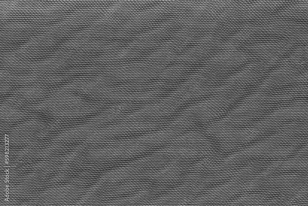 Poster texture of gray dark fabric. material for tailoring. canvas. pattern. gray fabric. cloth. .generativ