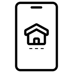 mobile real estate website icon