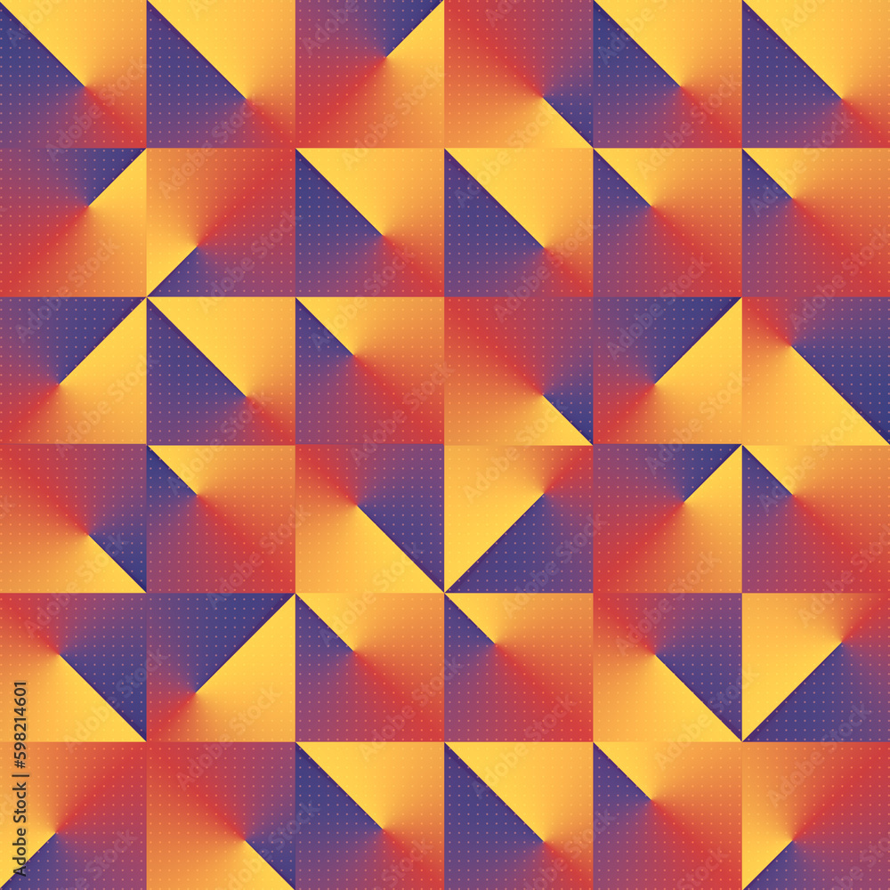 Leinwandbilder bright multicolor geometric background for the design of your channel. 3d rendering digital illustra