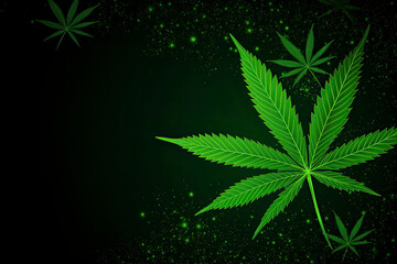 Fototapeta na wymiar marijuana cannabis leaf symbol background vector illustration