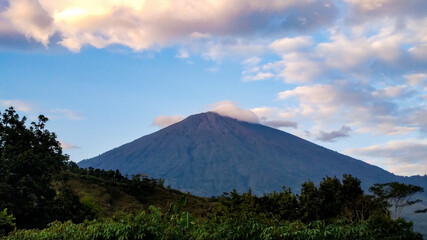 Rinjani Mountain in Lombok Island, Indonesia
