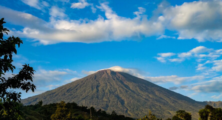 Rinjani mountain in Lombok Island, Indonesia