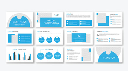 Minimal slides presentation background template.  business PowerPoint presentation template