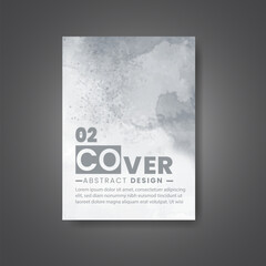 Fototapeta premium Cover template with watercolor background. Design for your cover, date, postcard, banner, logo.