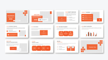 Minimal slides presentation background template.  business PowerPoint presentation template