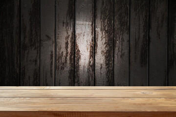 background in grunge style - empty table surface background