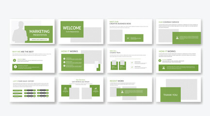 Minimal slides presentation background template.  business PowerPoint presentation template