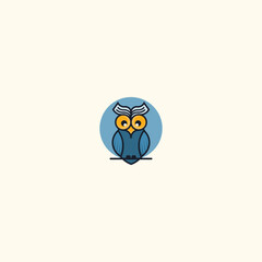 owl cartoon logo