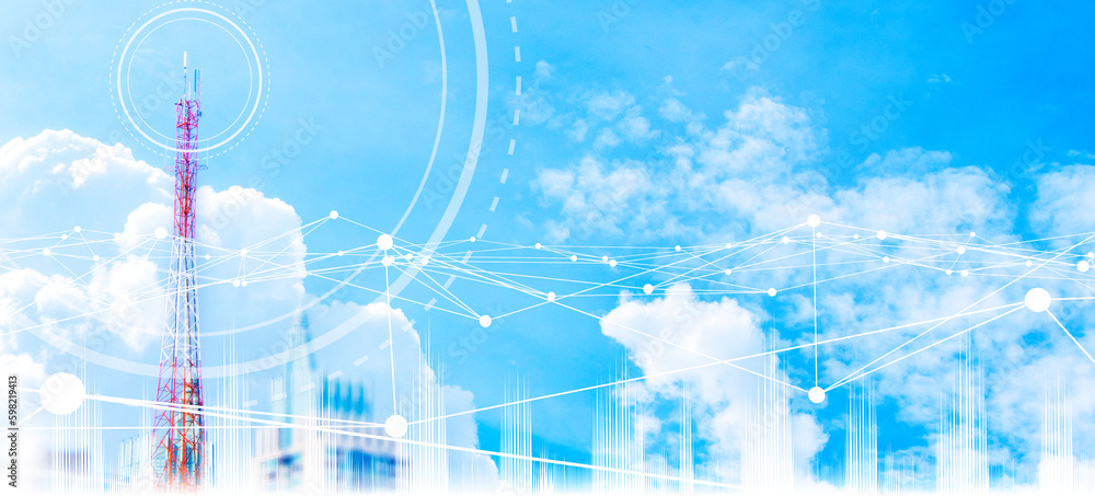 Poster 5g data synchronization is a new technology in communication.,the future of communication technology
