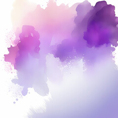 Purple Gradient Abstract Water color Background . Generative AI