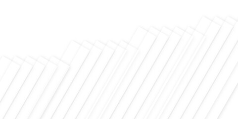 White background with gray line with white architecture futuristic background minimal concept vector illustration design.