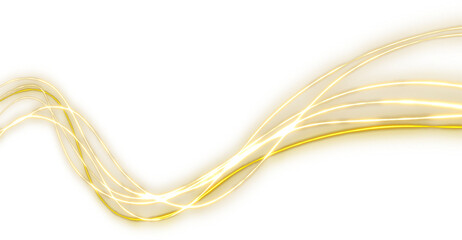 Magic glowing golden light design element © irham