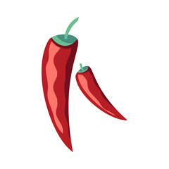 Flat Chili Illustration