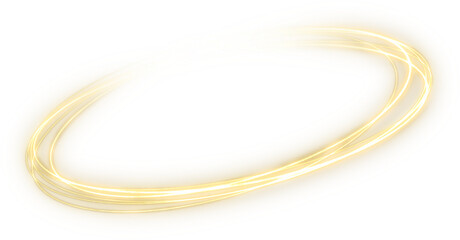 transparent glowing gold neon lines - obrazy, fototapety, plakaty