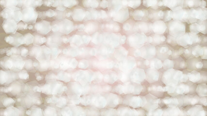 Abstract Vector Pink Background with Silver and White Light Spots. Magic Shiny Pastel Print. Baby Print. Romantic Bokeh Blurred Page Design for St' Valentines Day.  Gentle Stardust Pattern.