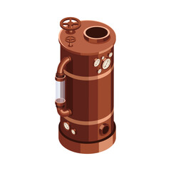 Steampunk Boiler Icon