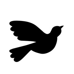 bird vector illustration silhouette